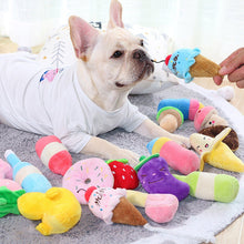 Load image into Gallery viewer, Animals Cartoon Dog Toys Stuffed Squeaking Pet Toy Cute Plush Puzzle For Dogs Cat Chew Squeaker Squeaky Toy For Pet Supplies