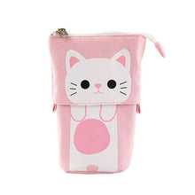 Load image into Gallery viewer, Flexible Big Cat Pencil Case Fabric Quality School Supplies Stationery Gift School Cute Pencil Box Pencilcase Pencil Bag