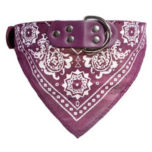 Load image into Gallery viewer, SUPREPET Cute Adjustable Small Dog Collars Puppy Pet Slobber Towel Outdoor Cat Collar Print Scarf Design Dog Collar Neckerchief