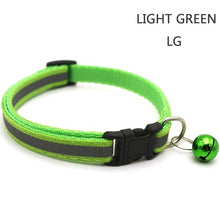 Load image into Gallery viewer, Reflective Nylon Dog Collar Night Safety Flashing Light Up Adjustable Dog Leash Pet Collar for Cats And Small Dogs Pet Supplies