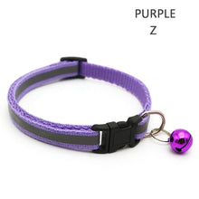 Load image into Gallery viewer, Reflective Nylon Dog Collar Night Safety Flashing Light Up Adjustable Dog Leash Pet Collar for Cats And Small Dogs Pet Supplies