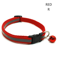 Load image into Gallery viewer, Reflective Nylon Dog Collar Night Safety Flashing Light Up Adjustable Dog Leash Pet Collar for Cats And Small Dogs Pet Supplies