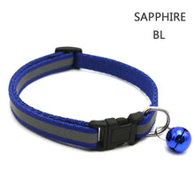 Load image into Gallery viewer, Reflective Nylon Dog Collar Night Safety Flashing Light Up Adjustable Dog Leash Pet Collar for Cats And Small Dogs Pet Supplies