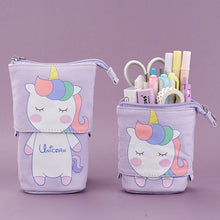 Load image into Gallery viewer, Flexible Big Cat Pencil Case Fabric Quality School Supplies Stationery Gift School Cute Pencil Box Pencilcase Pencil Bag