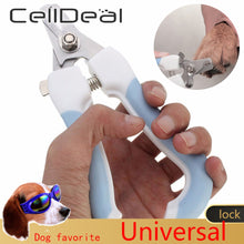 Load image into Gallery viewer, Professional Pet Nail Clippers Dog Cat Stainless Steel Two-color Labor-Saving Nail Clippers Convenient Beauty Cleaning Supplies