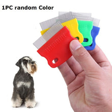 Load image into Gallery viewer, Dog Cat Combs Hair Remover Brush Pet Grooming Tools Dog Massage Comb Brush Remove Loose Hairs Pet Cat Supplies