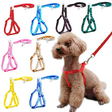 Load image into Gallery viewer, Small Dog Cat Harness Leash Adjustable Vest Collar Puppy Outdoor Walking Chihuahua Terier Schnauzer