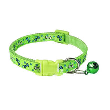 Load image into Gallery viewer, Cartoon Dog Cat Collars With Bell Adjustable Polyester Buckle Collar Cat Pet Supplies Accessories Collar Small Dog Chihuahua