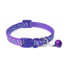 Load image into Gallery viewer, Cartoon Dog Cat Collars With Bell Adjustable Polyester Buckle Collar Cat Pet Supplies Accessories Collar Small Dog Chihuahua