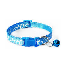 Load image into Gallery viewer, Cartoon Dog Cat Collars With Bell Adjustable Polyester Buckle Collar Cat Pet Supplies Accessories Collar Small Dog Chihuahua