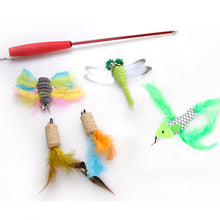 Load image into Gallery viewer, Pets Cat Toys Mouse Shape Balls Shapes Kitten Love New Pet Toy 21 Set Cat Channel Funny Cat Stick Mouse Supplies Value Bundle
