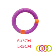 Load image into Gallery viewer, Indestructible teeth rubber bite funny puppy training ball chew toys play go get solid with carrier rope dog pet