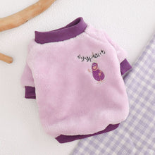 Load image into Gallery viewer, Warm Fleece Pet Clothes Cute Fruit Print Coat Small Medium Dog Cat Shirt Jacket Teddy French Bulldog Chihuahua Winter Outfit