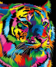 Load image into Gallery viewer, 5D DIY Diamond Painting Animals Lion Cat Tiger Cross Stitch Kit Full Drill Square Embroidery Mosaic Art Picture of Rhinestones