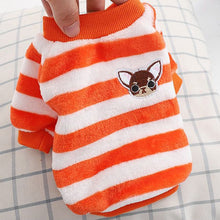 Load image into Gallery viewer, Warm Fleece Pet Clothes Cute Fruit Print Coat Small Medium Dog Cat Shirt Jacket Teddy French Bulldog Chihuahua Winter Outfit