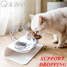 Load image into Gallery viewer, Cat Bowls Dog Food Water Feeder Pet Drinking Dish Feeder Cat Puppy With Raised Feeding Supplies Small Dog Accessories Pet Produc