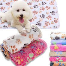 Load image into Gallery viewer, Soft and Fluffy High Quality Pet Blanket Cute Cartoon Pattern Pet Mat Warm and Comfortable Blanket for Cat and Dogs Pet Supplies