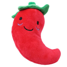 Load image into Gallery viewer, Pet Toys Funny Cartoon Cute Fruit Bite Resistant Plush Squeaky Toy Pet Chew Toy For Cats Pet Interactive Supplies Pet Partner
