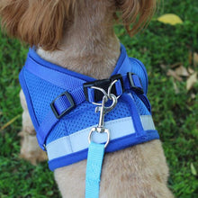 Load image into Gallery viewer, Vest Harness Leash Adjustable Mesh Vest Dog Harness Collar Chest Strap Leash Harnesses With Traction Rope XS/S/M/L/XL
