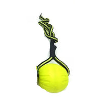 Load image into Gallery viewer, Indestructible teeth rubber bite funny puppy training ball chew toys play go get solid with carrier rope dog pet
