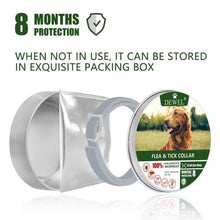 Load image into Gallery viewer, Dewel Dog Collar Anti Flea Mosquitoes Ticks Insect Waterproof Herbal Pet Collar 8 Months Protection Dog Accessories
