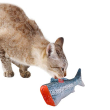 Load image into Gallery viewer, Legendog Creative Fish Shape Pet Toy Fish Shape Bite Resistant Catnip Cat Toy Pet Chew Toy Pet Interaction Training Supplies
