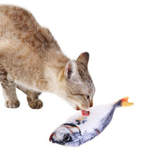 Load image into Gallery viewer, Legendog Creative Fish Shape Pet Toy Fish Shape Bite Resistant Catnip Cat Toy Pet Chew Toy Pet Interaction Training Supplies
