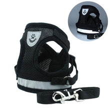 Load image into Gallery viewer, Vest Harness Leash Adjustable Mesh Vest Dog Harness Collar Chest Strap Leash Harnesses With Traction Rope XS/S/M/L/XL
