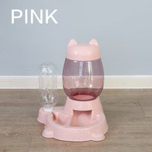 Load image into Gallery viewer, 2 IN 1 Cat Water And Food Feeder Dispenser Automatic Dog Cats Drinking Bottles Feeding Bowl Dispensers Pet Supplies 2.2L
