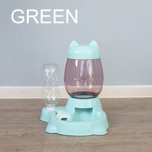 Load image into Gallery viewer, 2 IN 1 Cat Water And Food Feeder Dispenser Automatic Dog Cats Drinking Bottles Feeding Bowl Dispensers Pet Supplies 2.2L
