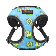 Load image into Gallery viewer, Nylon Reflective Dog Cat Harness Vest Printed French Bulldog Harness Puppy Small Medium Dogs Cats Harness For Chihuahua Walking
