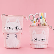 Load image into Gallery viewer, Flexible Big Cat Pencil Case Fabric Quality School Supplies Stationery Gift School Cute Pencil Box Pencilcase Pencil Bag
