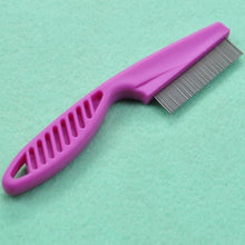 Load image into Gallery viewer, Home Pet Animal Care Comb Protect Flea Comb for Cat Dog Pet Stainless Steel Comfort Flea Hair Grooming Comb PCCYTM335
