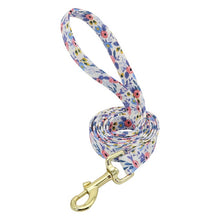 Load image into Gallery viewer, Custom Engraved Dog Collar With Leash Nylon Printed Dog ID Collars Pet Walking Belt For Small Medium Large Dogs Flower Accessory
