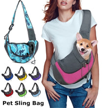 Load image into Gallery viewer, Pet Puppy Carrier S/L Outdoor Travel Dog Shoulder Bag Mesh Oxford Single Comfort Sling Handbag Tote Pouch

