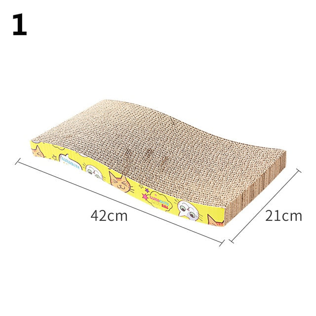 KIMPETS Cat Toys Cat Scratching Board Claw Grinder Corrugated Paper Cat Supplies Wear-resistant Scratcher