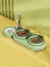 Load image into Gallery viewer, Pet Cat Bowl Automatic Feeder Dog Cat Food Bowl With Water Fountain Double Bowl Drinking Raised Stand Dish Bowls For Cats
