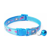 Load image into Gallery viewer, Cartoon Dog Cat Collars With Bell Adjustable Polyester Buckle Collar Cat Pet Supplies Accessories Collar Small Dog Chihuahua
