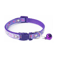 Load image into Gallery viewer, Cartoon Dog Cat Collars With Bell Adjustable Polyester Buckle Collar Cat Pet Supplies Accessories Collar Small Dog Chihuahua
