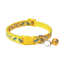 Load image into Gallery viewer, Cartoon Dog Cat Collars With Bell Adjustable Polyester Buckle Collar Cat Pet Supplies Accessories Collar Small Dog Chihuahua

