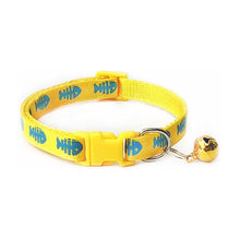 Load image into Gallery viewer, Cartoon Dog Cat Collars With Bell Adjustable Polyester Buckle Collar Cat Pet Supplies Accessories Collar Small Dog Chihuahua
