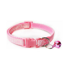 Load image into Gallery viewer, Cartoon Dog Cat Collars With Bell Adjustable Polyester Buckle Collar Cat Pet Supplies Accessories Collar Small Dog Chihuahua
