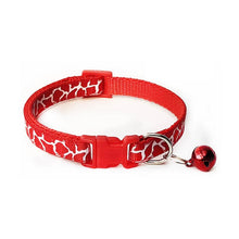 Load image into Gallery viewer, Cartoon Dog Cat Collars With Bell Adjustable Polyester Buckle Collar Cat Pet Supplies Accessories Collar Small Dog Chihuahua
