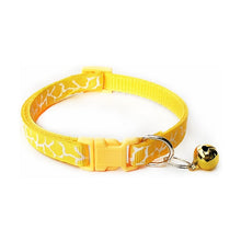 Load image into Gallery viewer, Cartoon Dog Cat Collars With Bell Adjustable Polyester Buckle Collar Cat Pet Supplies Accessories Collar Small Dog Chihuahua
