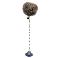 Load image into Gallery viewer, 1pc Cat Teaser Toy Interactive Plush Cat Spring Wand Kitten Toy Ball With Sucker Bell Pet Supplies Pet Accessories For Cat
