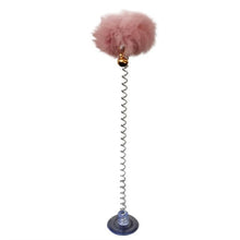 Load image into Gallery viewer, 1pc Cat Teaser Toy Interactive Plush Cat Spring Wand Kitten Toy Ball With Sucker Bell Pet Supplies Pet Accessories For Cat
