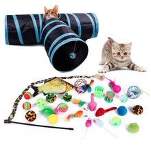 Load image into Gallery viewer, Pets Cat Toys Mouse Shape Balls Shapes Kitten Love New Pet Toy 21 Set Cat Channel Funny Cat Stick Mouse Supplies Value Bundle

