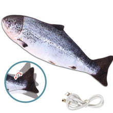Load image into Gallery viewer, Pet Soft Electronic Fish Shape Cat Toy Electric USB Charging Simulation Fish Toys Funny Cat Chewing Playing Supplies Dropshiping
