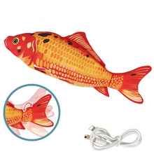 Load image into Gallery viewer, Pet Soft Electronic Fish Shape Cat Toy Electric USB Charging Simulation Fish Toys Funny Cat Chewing Playing Supplies Dropshiping
