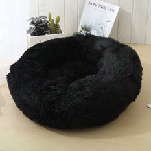 Load image into Gallery viewer, Round Cat Bed Dogs Bed House Kennel Pet Mats Soft Long Plush Mat Pet Warm Basket Cushion Cats House Sofa Machine Wash Kennel
